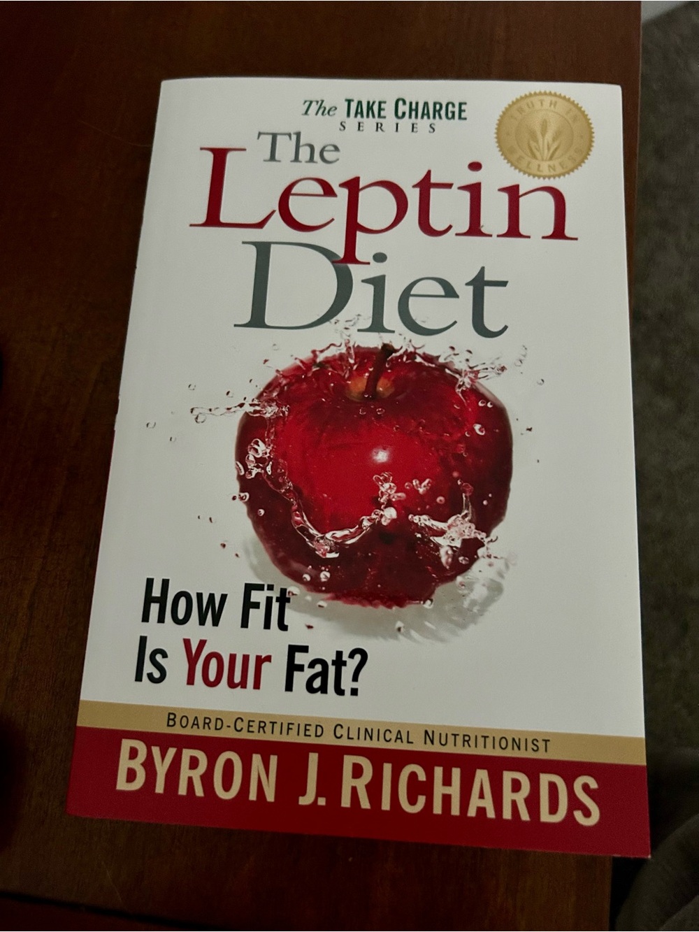The Leptin Diet by Byron J. Richards - White & Red Cover